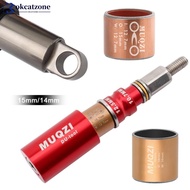 OKCATZONE 1PC DU Bushing for 14/15MM Mountain Bike Rear Shock Oil-Free Pivot Shock Absorber Sleeve R