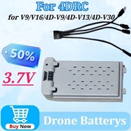 3.7V for 4DRC V9 V16 V30 4D-V9 4D-V13 4D-V30 Ithium Battery Mini Folding HD Aerial Photography RC Dr