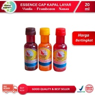 LAYAR 20ml Sailboat Essence (Vanilla/Frambozen/Pineapple) Vanilla Essence - Frambos - Pineapple
