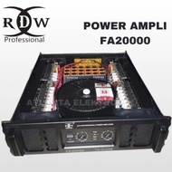 POWER AMPLIFIER RDW PROFESSIONAL FA-20000