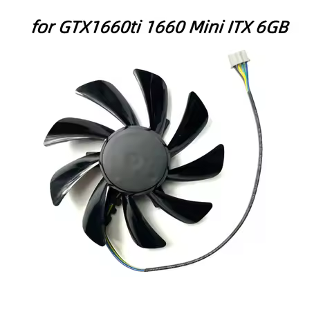 For GTX1660ti 1660 Mini ITX 6GB Graphics Card Cooling Fan Replacement Accessories