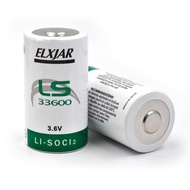 (2-Pack) 3.6V 19Ah LS33600 D Size Lithium Thionyl Chloride Battery, Replacement for SAFT LS33600, ER