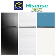 Hisense 2 Door Fridge Inverter Refrigerator (500L) RT549N4ABU2 / RT549N4AWU2 / RT549N4AW-MBU2