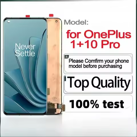 All Functions AMOLED 6.7'' LCD Replacement for OnePlus 10 Pro Touch Screen NE2210, NE2211, NE2213, N