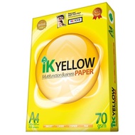 IK YELLOW A4 PAPER 70GSM/80GSM