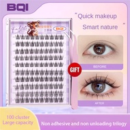 [Free Tweezer] BQI Eyelashes Super Sticky False Eyelashes Reusable Glue-free False Eyelashes