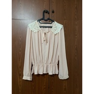 Vintage bohemian pink blouse preloved