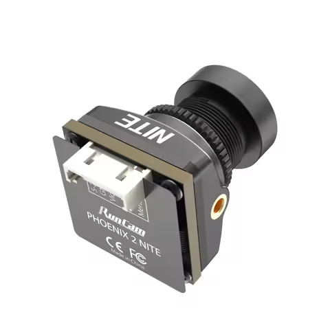 RunCam Phoenix 2 Nite Analog Night Vision Camera DC 5-24V 1500TVL Screen fomat 4:3/16:9 19*19*27mm f