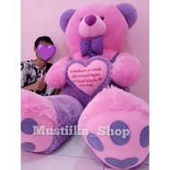 Jojon Super-Super Jumbo Palm Teddy Bear 1.6 meters 160cm Plushie Pillow Stuffed Toy Birthday Gift fo