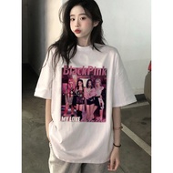 BLACKPINK Printed Casual Short Sleeve T-shirt BLACKPINK MY LOVE T-shirt