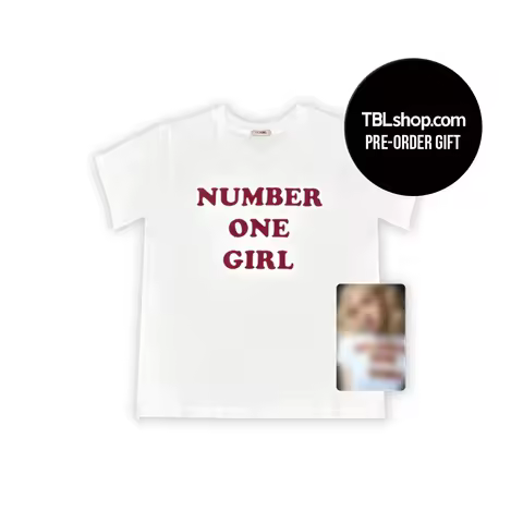 BLACKPINK ROSÉ number one girl T-shirt (album cover ver.)