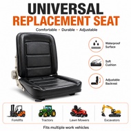 Adjustable backrest, tractor seat, harvester seat, universal forklift seat.