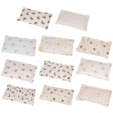 Newborn Infant Pillow Ergonomic Design Baby Head Support Snuggle Up in Softness & Security Multi Pat