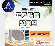 American Home AHAC-162RT Window Type Aircon Remote Control 1.5HP