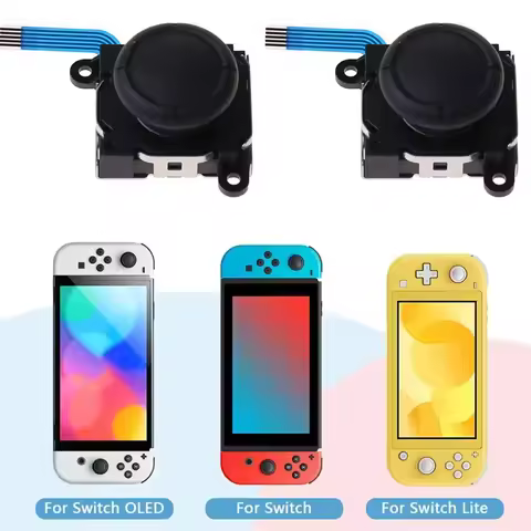 2Pcs Replacement Hall Effect Joystick For Switch OLED/Switch/Lite Joycon Analog Thumb Stick Parts Fo