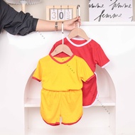 KATUN [PREMIUM] Chuba Chups Baby Set - 3 Years Plain Short Sleepwear/ Baby Set for Girls and Boys Im