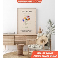 Tranh treo tường Gallery Wall Art Picasso Gallery Wall BundleModern Wall Art tặng kèm đinh treo tran