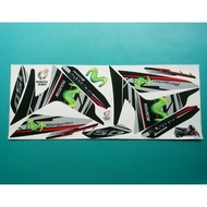 Stiker striping motor Yamaha Jupiter MX King exciter hitam