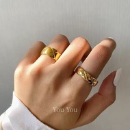 Argyle ring band light luxury argyle closed ring  Vintage couple's rings