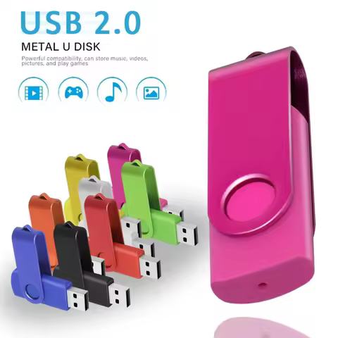 Metal USB Flash Drive 4GB 8G 32GB 16GB 64GB Waterproof Usb 2.0 Pendrive Portable Memory Stick for Gi