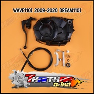 ฝาครัชมือ110i 2021 กะโหลกเครื่อง wave110i 2009-2025 ชุดแปลงครัชเวฟ110i มาตรฐาน พร้อมประกอบ