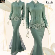 Razia (S M L XL) Kebaya Pendek (kebaya moden)