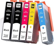 564XL 564 Ink Cartridge for 564 XL Black Color Combo Compatible for 564 564XL Printer 7520 5520 3520