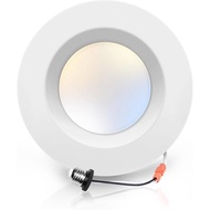 ECOELER 5/6 inch LED Recessed Lighting, Dimmable Ceiling Can Light, 16.5W 1200Lm, 5CCT Selectable(27