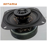 SOTAMIA 1pcs 4 Inch Full Range Coaxial Car Speaker 4 Ohm 80W Dual Channel Pronunciation Car Bluetoot