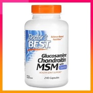 Doctor's BEST - 240粒！關節健骨寶三合一 (特強配方) 葡萄糖胺 + 硫酸軟骨素+MSM 240粒膠囊 新舊包裝隨機發貨 (效期: 05/2026*)