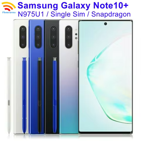Samsung Galaxy Note 10+ Note10+ N975U1 Note10 Plus 6.8" 256/512GB ROM 12GB RAM NFC Snapdragon Origin