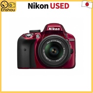 FromJapan[USED]Nikon Digital SLR Camera D3300 18-55 VR II Lens Kit Red D3300LKRD