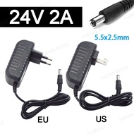 24V 2A CCTV Camera Power Supply AC DC Adapter Converter 110V 240V Led Transformer Charging Power Sup