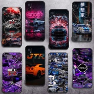 for Redmi Note 7 8 9 10 4G Pro Max 8T 9S 9T TPU Phone Cases Soft protective cover nissan skyline gtr