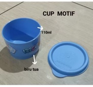 Tupperware Snack Cup 1Pc ECER SATUAN toples kue snack wadah bekal plastik upin ipin snack cup lucu i
