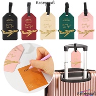 ROSEGOODS Baggage Labels ID Ropes Aeroplane Bag Tag