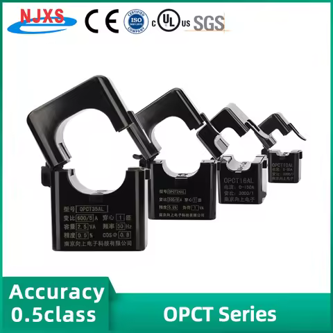 NJXSE OPCT10AL 16AL 24AL Split Core Current Transformer 50A 100A 150A 200A 250A 300A 400A CT AC Fact