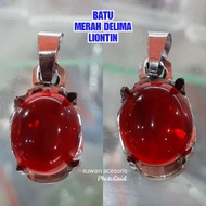 [TW13] batu liontin merah delima -