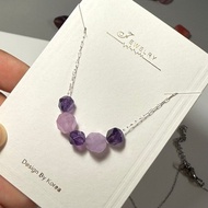 【Pingzhi】紫水晶 薰衣草紫水晶 水晶項鍊
