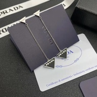 [Shopee Special Selection] Tassel Chain Triangle Stud Earrings ACJG ba7