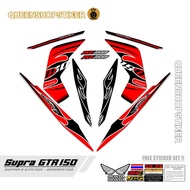 SUPRA GTR 150 STRIPING MOTIF 28 / SUPRA GTR VARIATION STRIPING / VARIATION MOTORCYCLE STICKER / SUPR