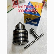 (Siêu rẻ) Đầu kẹp mũi khoan kẹp 3- 16mm măng ranh côn B18 có khoá mở đi kèm. Hiệu SANDU