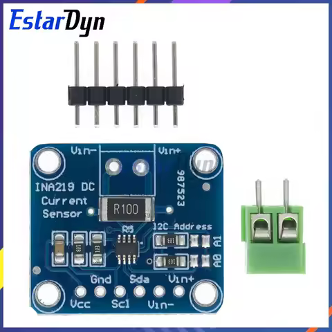 Estardyn INA219 Bi-directional DC Current Power Supply Sensor SOT23 Breakout Module DIY 3V-5V IIC I2