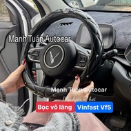 VINFAST Steering Wheel Cover - VF5, VF8, VF9,E34 D CUT Stone Cover
