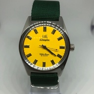 Vintage Retro Mechanical Watch Manual Wind 7120 19 Jewels 'Serve People' Dial Chinese Classic Jam Ta
