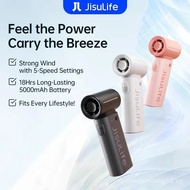 JisuLife Handheld Fan Life9 Mini Portable Jet Fan Rechargeable USB Fans With 5 Gears Strong Wind Sui