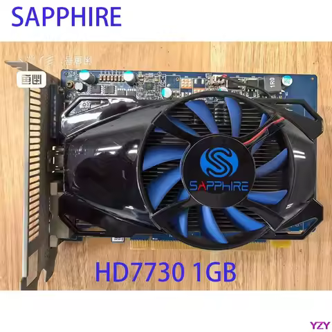 HD7730 1GB Used SAPPHIRE For AMD Video Card GPU Radeon HD 7730 GDDR5 128bit Graphics Cards PC Comput