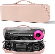 Buwico Travel Case for Dyson Airwrap Styler, Portable Carrying Case for Dyson Airwrap Styler/Supersonic Hair Dryer, Travel Pouch for Dyson Airwrap Styler and Attachments, pink, Airwrap Travel Case