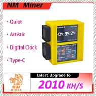 Dual Screen Bitcoin BTC Solo Miner NMMiner Nerdminer V2 2020KH/S Crypto Miner with Fan for Lottery
