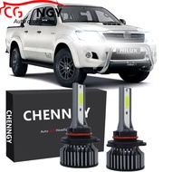 For Toyota Hilux Vigo/ Revo 2005-2017- 2 Pieces/Set H4 LED White 6000K Front Light Bulbs Headlight C